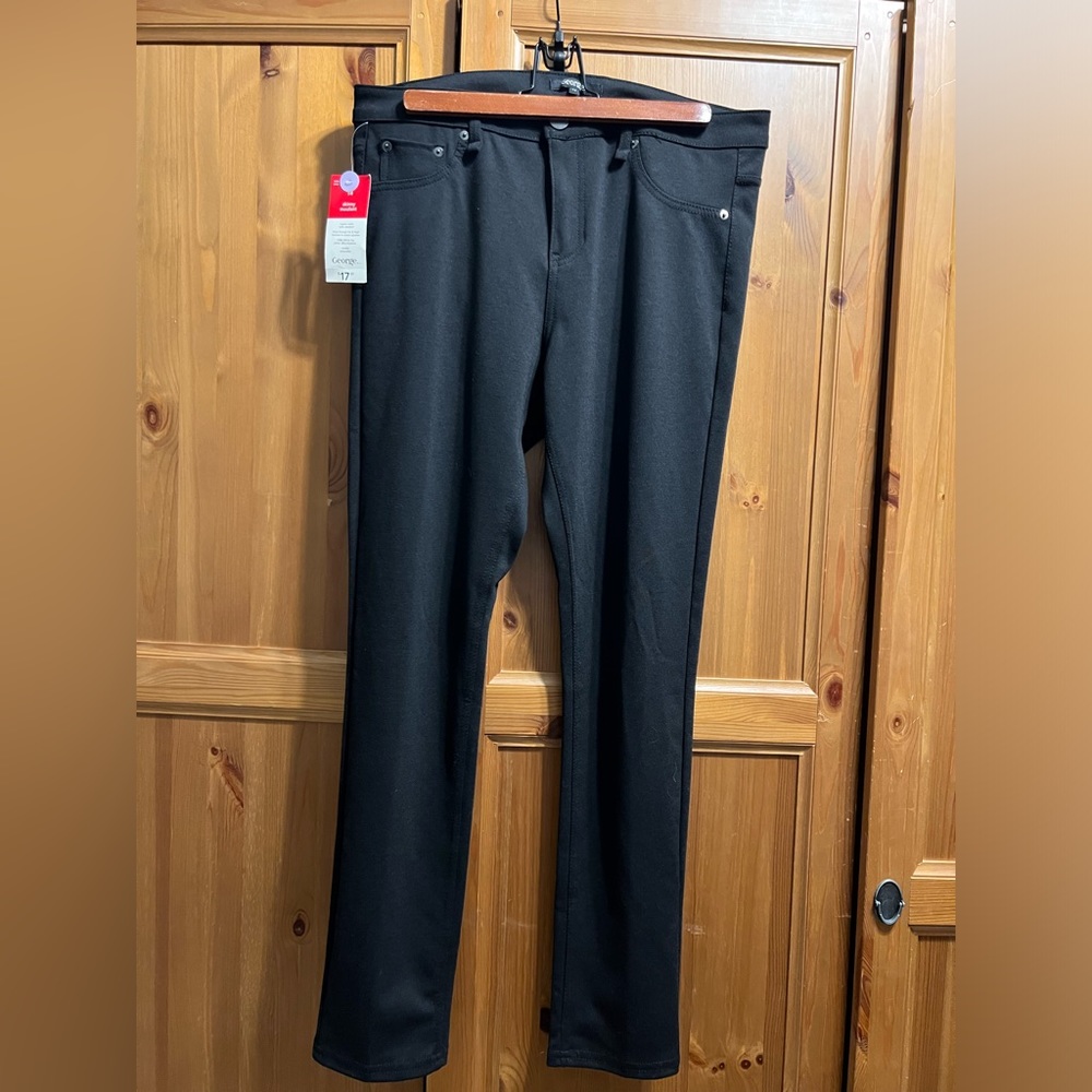 George Black Pants size 14 skinny